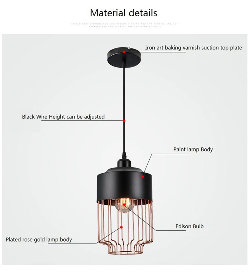 Новая промышленная винтажная светодиодная Подвесная лампа Эдисона стиль чердак