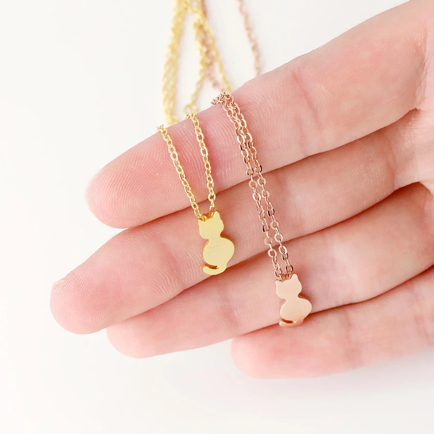 Великолепная сказка милый котенок кошка Ожерелья и подвески для Для женщин