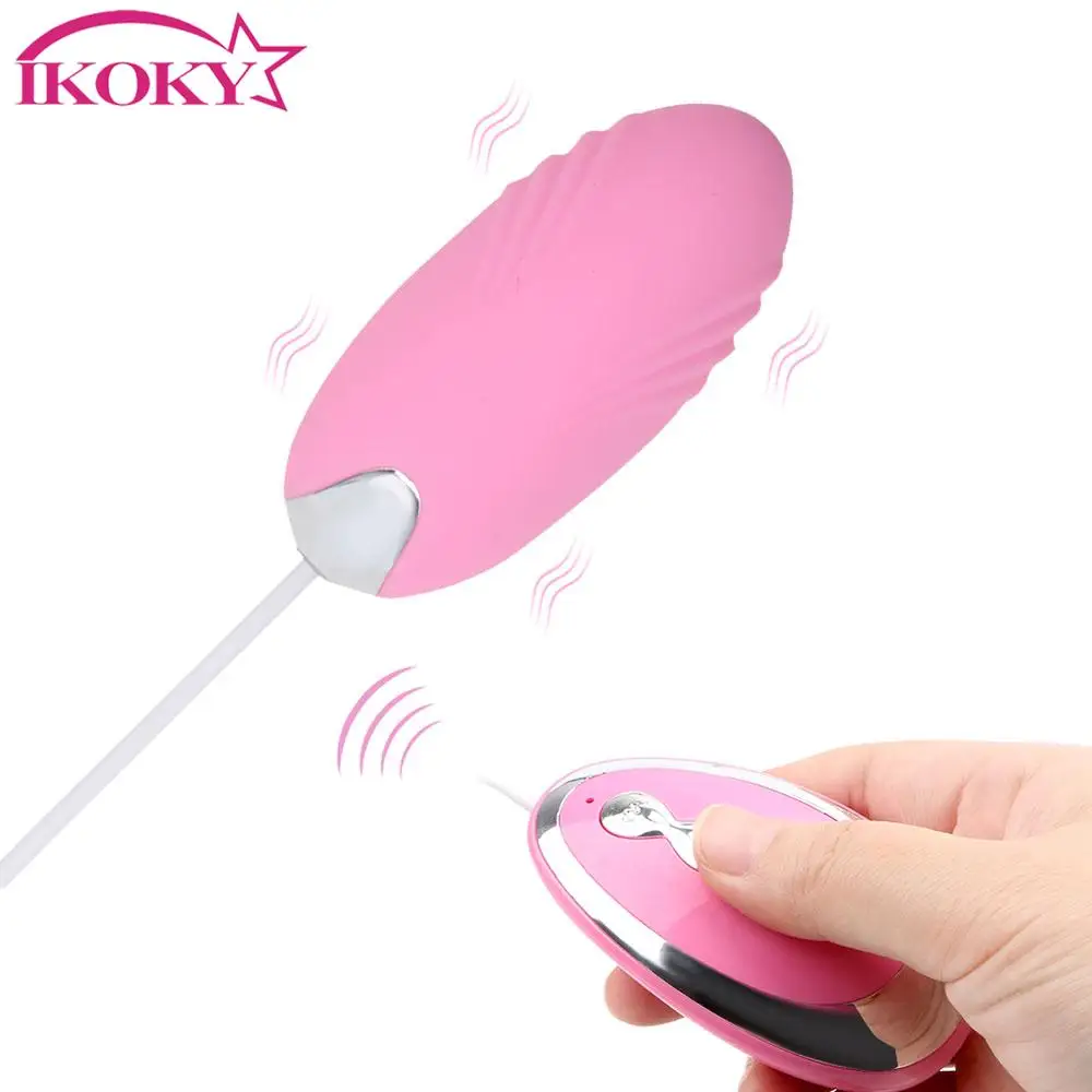 

IKOKY, Стимулятор клитора, массажер для тела Вибратор в виде пули интимные игрушки для женщин вибрационное яйцо G-Spot Массажер для взрослых