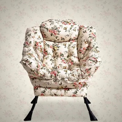 style4 Фиолетовый лист ленивый диван стул современный минималистичный спальня маленький диван стул общежития одноместный диван балкон ленивый стул - Цвет: style4