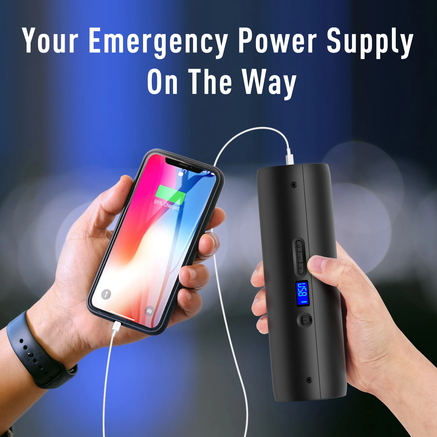 Online Compresor De Aire Eléctrico Para Bicicleta, Bomba De Alta Presión Para Coche, 150psi, LED, Portátil, Banco De Energía, Encendedor De Cigarrillos, Bombas Para Bola De Bicicleta