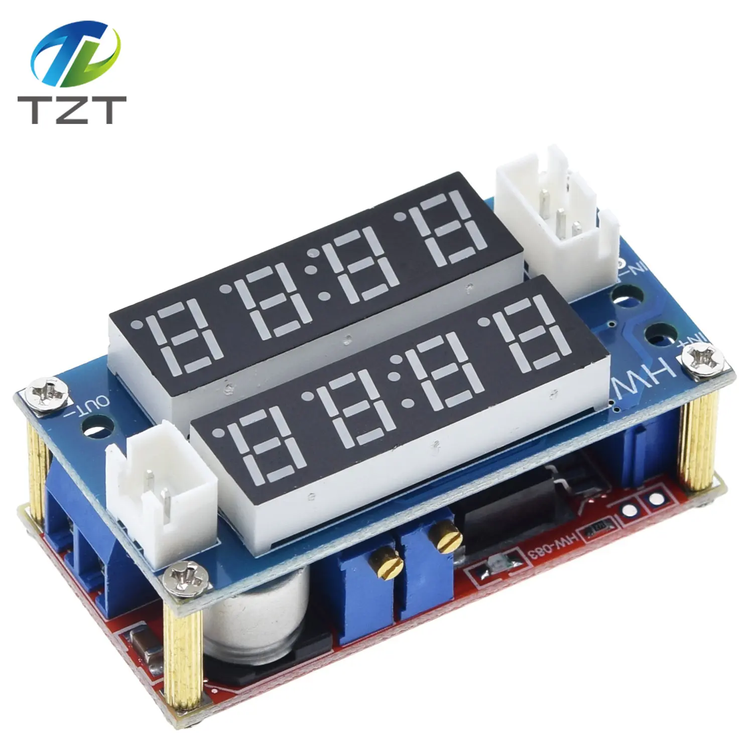 TZT XL4015 5A Регулируемая мощность CC/CV понижающий модуль заряда светодиодный Вольтметр Амперметр постоянный ток постоянное напряжение