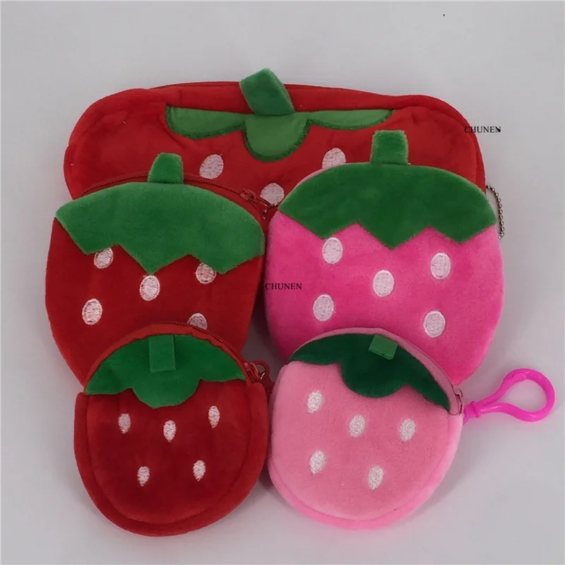 1 шт. плюшевый Кошелек в виде клубники 8-21 см | Игрушки и хобби