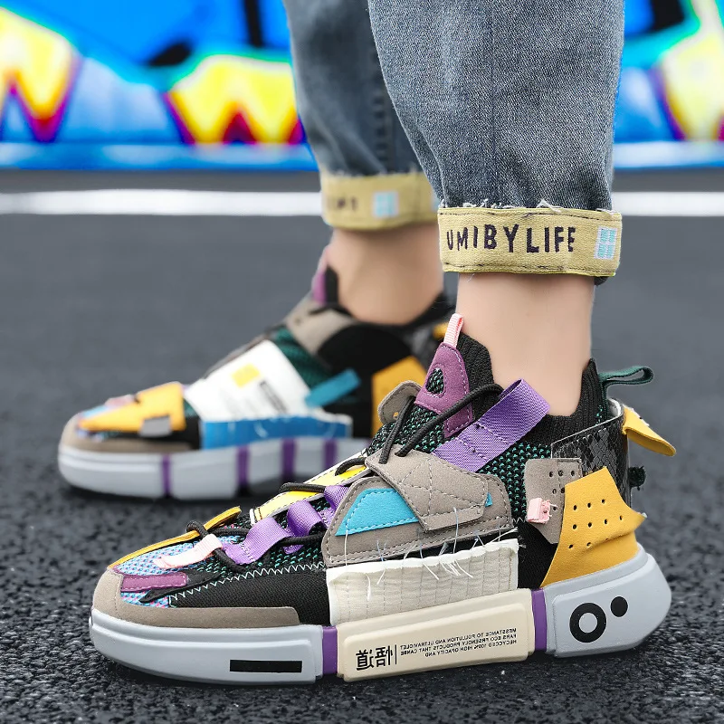 

2021 Summer and Autumn New Casual Fashion Trendy Shoes Men's Sneakers Paris Fashion Week Personalized Men's Sneakers XM331