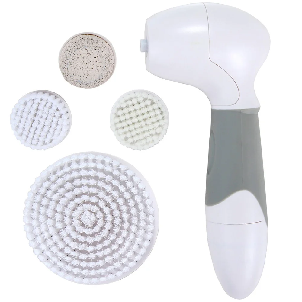 

4 in 1 Waterproof Electric Facial Cleansing Brush with 4 Refills for Removing Blackhead Cleaning Pore