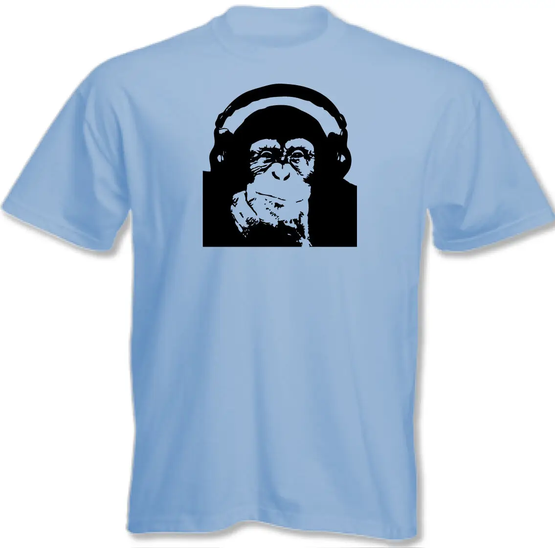 Dj Chimp Мужская забавная Djing музыкальная футболка|Мужские футболки| |
