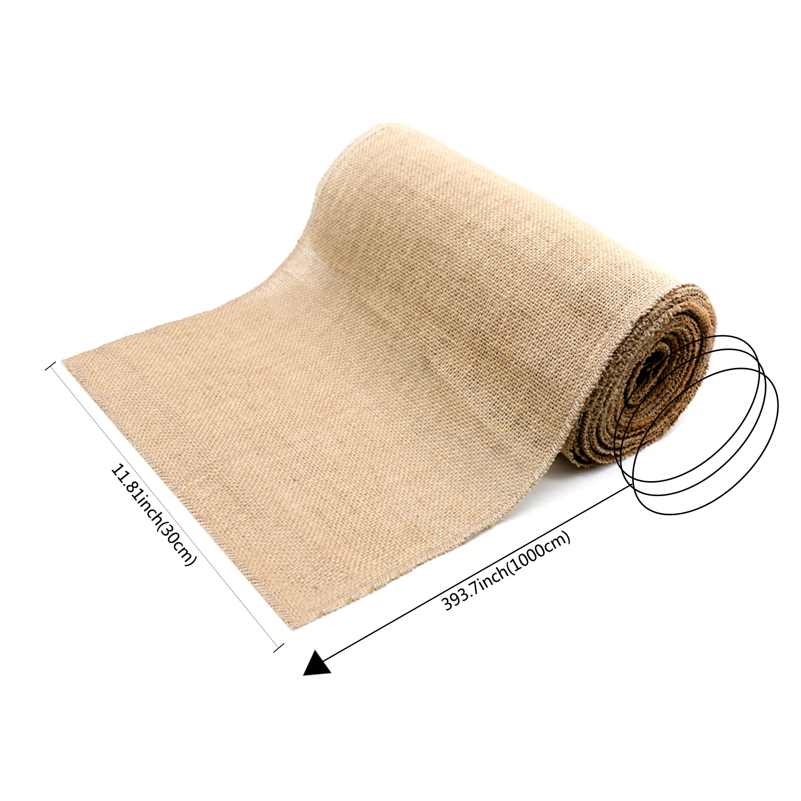 1 шт. 30 см х 10 м натуральный скатерти из Мешковины Джутовая имитированный Лен современный скатерть для свадебного украшения для рождественской вечеринки