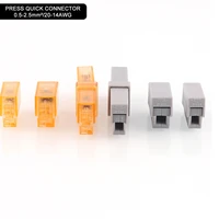 lighting connectors quick tool free wiring crimp spring push in connector for household wire electrical cable terminal block