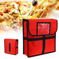 portable pizza insulation bag convenient office food storage lunch bag camping hiking dessert thermal pouch accessories supplies