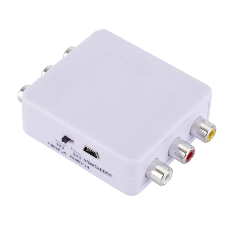 

Converter Decoder Ypbpr Audio Signal To Rf Radio Frequency Single Wire Transmission Analog Tuner Receiving Decoding Audio Cable