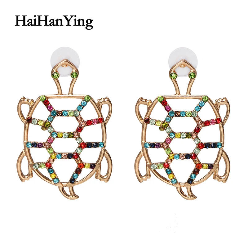 

Роскошные Гламурные ювелирные изделия, черепаха, счастливая черепаха, животные, женские серьги, праздничные пляжные аксессуары для отдыха, ...