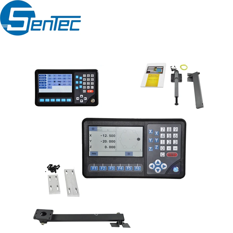 

3 axis 2 axis digital readout lin ear scale for milling lathe machine