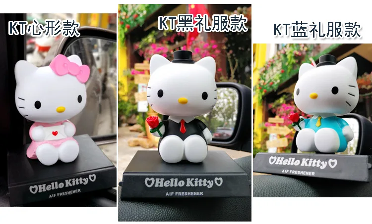 Hello kitty автомобильные головные украшения, автомобильные аксессуары для девочек, милый Настольный телефон, база, аксессуары для автомобиля, кукольный автомобиль