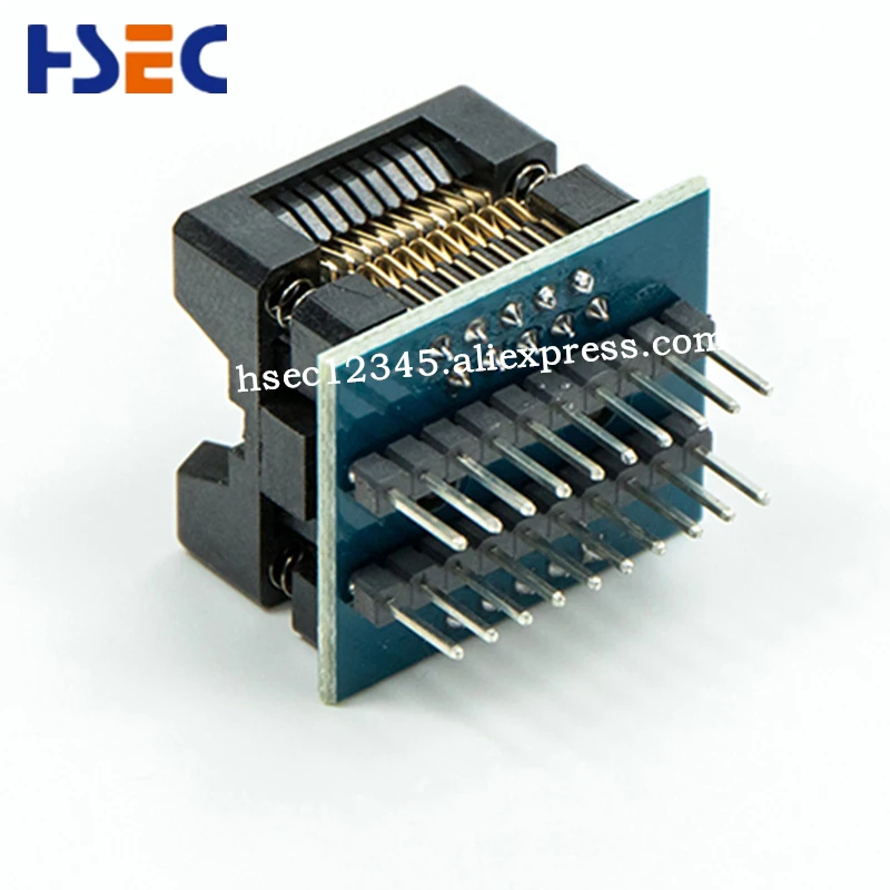 Адаптер sop20 к dip20 широкий 200 208mil SOIC20 DIP20 разъем IC программатор адаптер Бесплатная