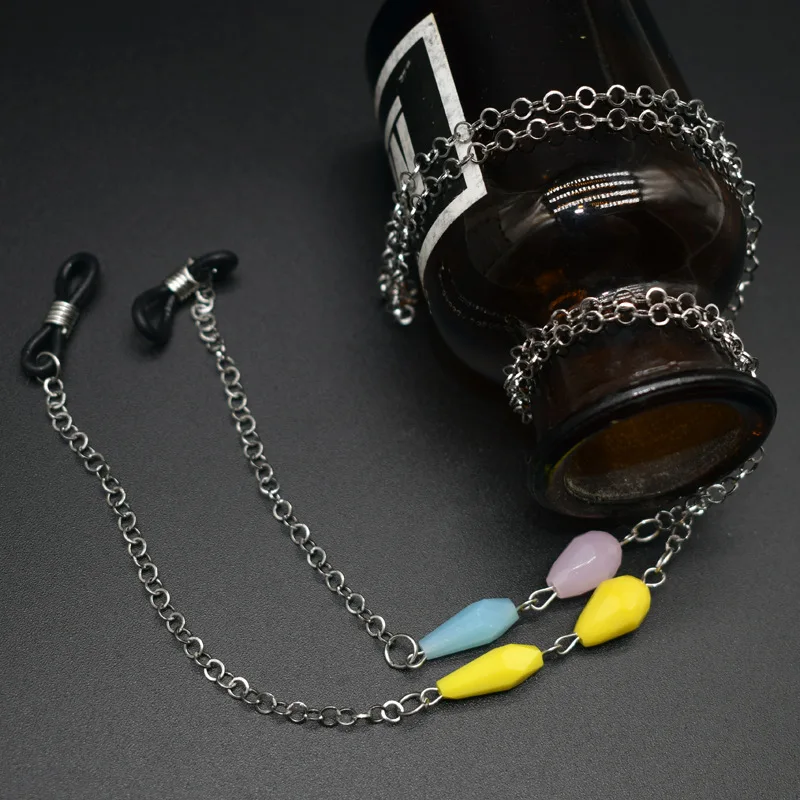 75 см цепочка из нержавеющей стали держатель для очков унисекс Мода дикая уличная