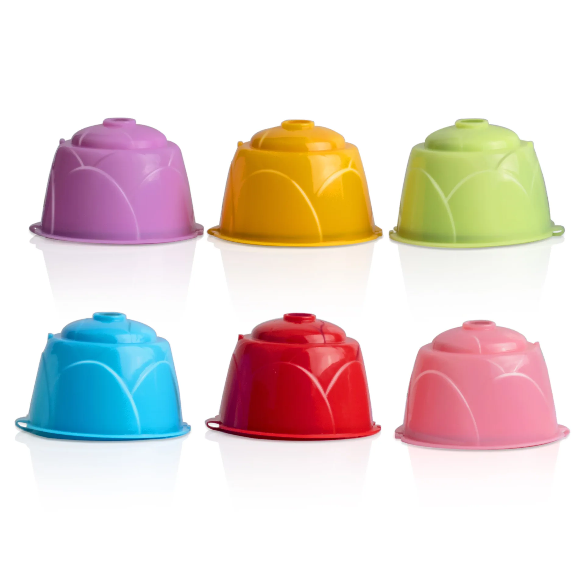 VOGVIGO цветной пластиковый многоразовый фильтр для кофе чашки машины Dolce Gusto