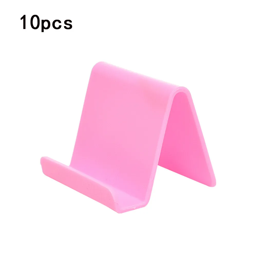 

10pcs Mini Portable Mobile Phone Holder Candy Fixed Holder Decoration Gadgets Cell Phone Accessories Desk Stand