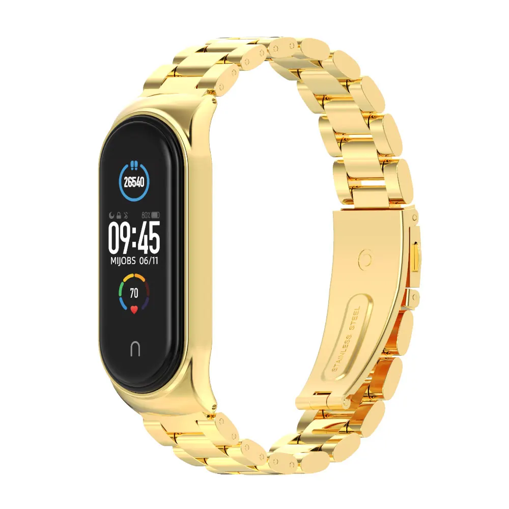 Mi Band 4 ремешок для Xiaomi Correas Pulseira 5 3 браслет металлический магнитный Miband Xaiomi умные