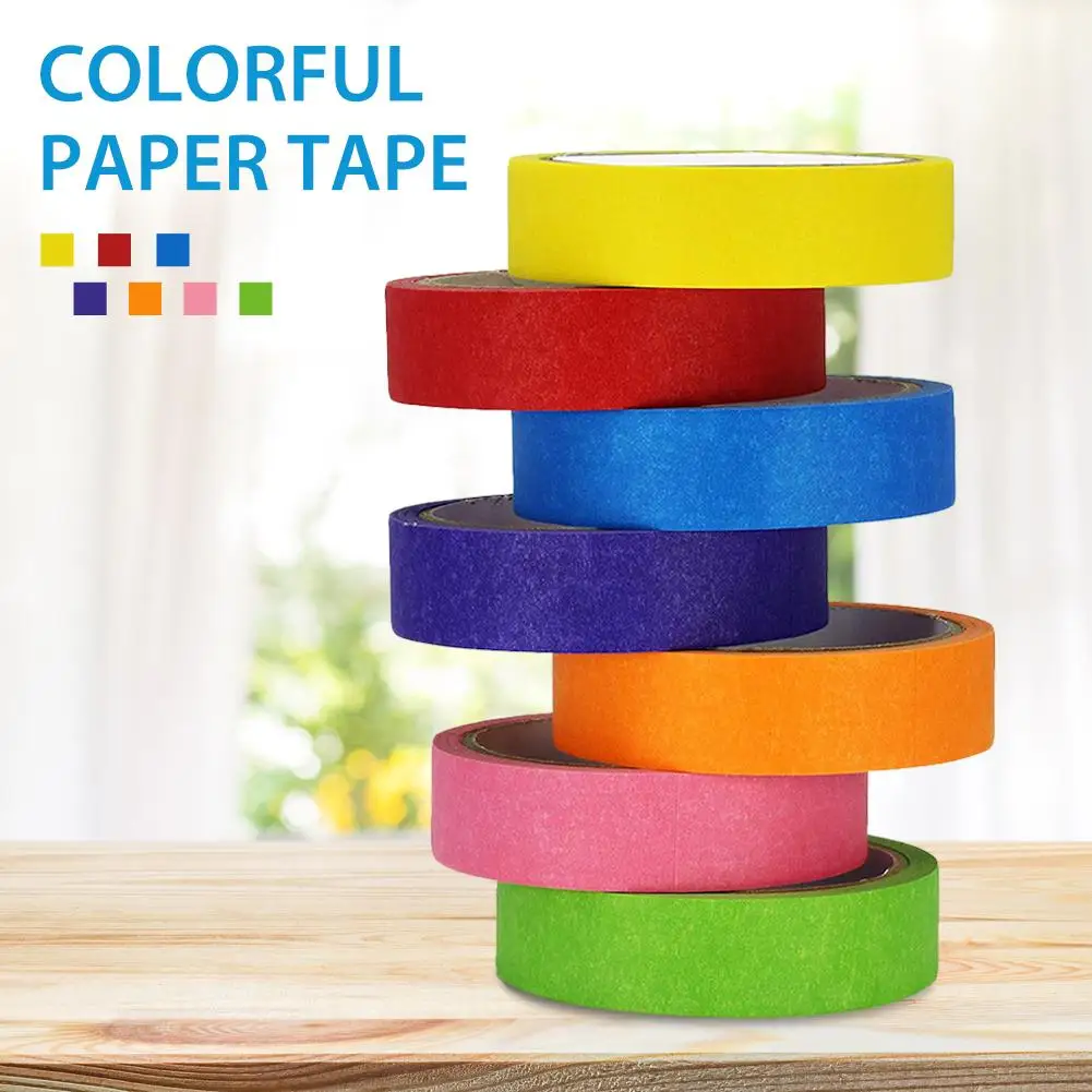 

Paper Tapes Colorful Handmade Adhesive Tape Scrapbooking Decorative Sticker
