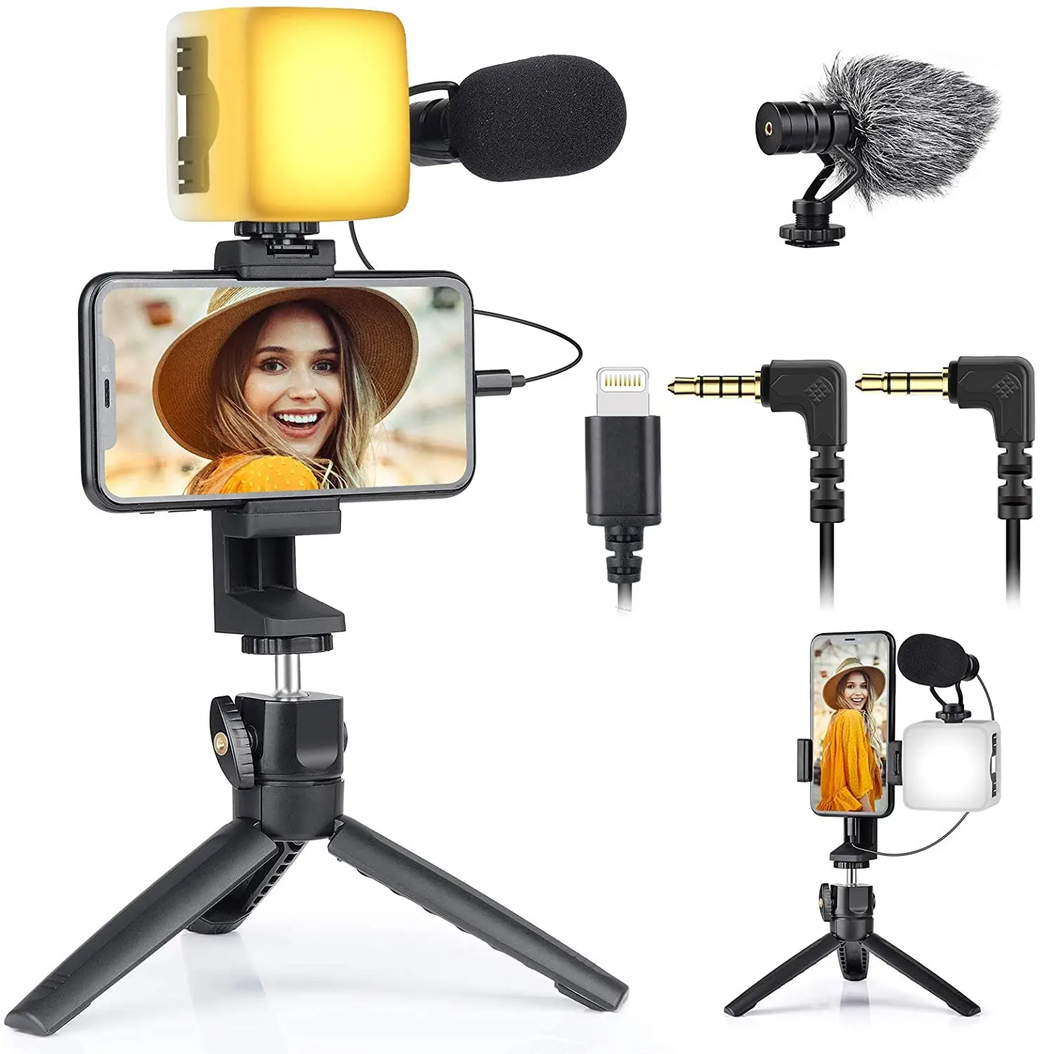 2800K-8500K светодиодный видео светильник 4 Вт мини Vlog заполнить конференции