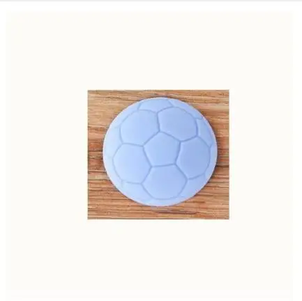 blue football 3 шт./лот, защита для детей, амортизаторы, защитные карты, резиновые дверные стопоры, настенные протекторы, дверные ручки, бамперы - Цвет: blue football