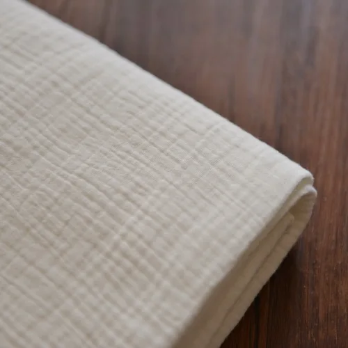 

Однотонная мягкая двухслойная пузырчатая пряжа из чистого хлопка для платья, юбки, халата, ткань для рукоделия