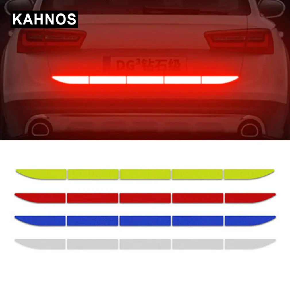 

Adhesive Reflector Car Exterior Accessories Reflective Adhesive Tape Exterior Warning Strip Protect Car Body