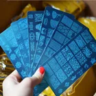 1 шт. кружевной фотошаблон корона лист цветок стемпер Ловец Снежинка полировка печать желе штамповки инструмент для скребка