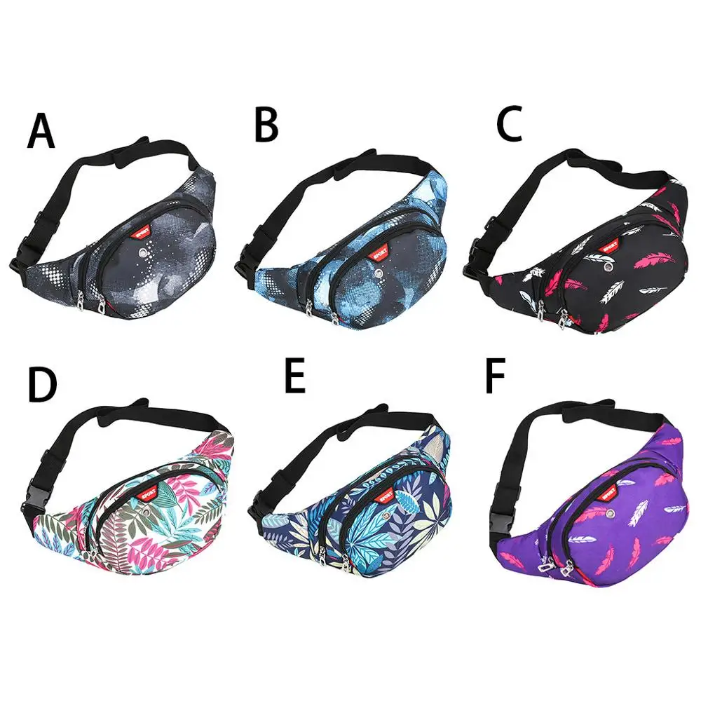 Мужская и Женская поясная сумка Наплечные сумки с принтом модные спортивные