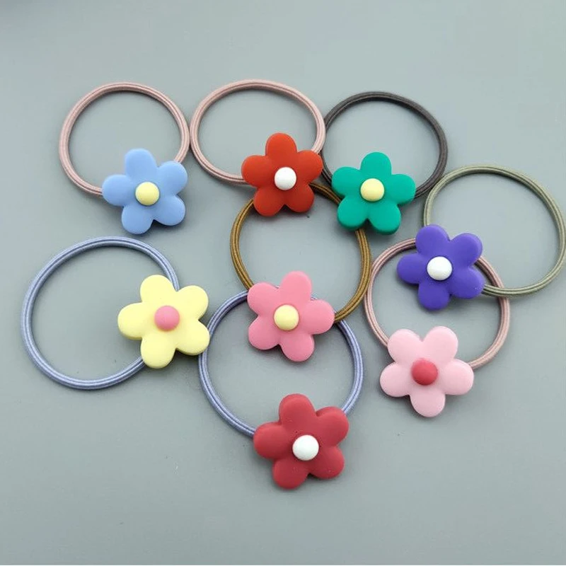 Детский комплект головных уборов 2-30 Детские эластичные резинки ярких цветов для