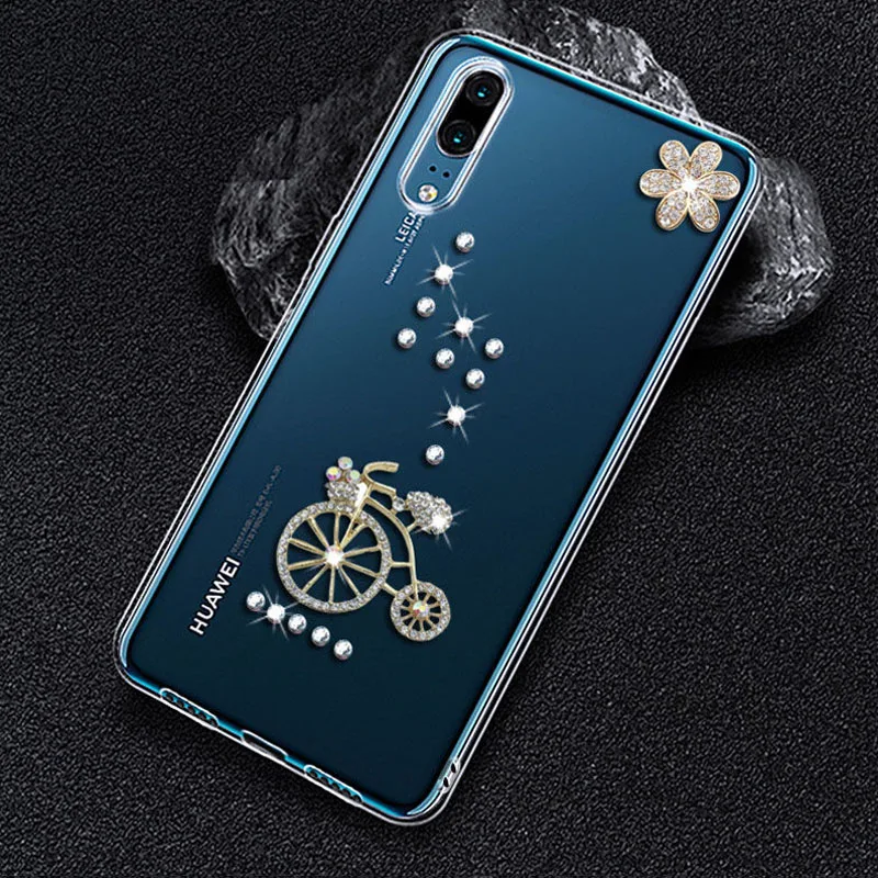 

Shockproof Case For OPPO Reno 2Z 2F F11 Pro R17 Pro A7 F9 K1 R15 Pro A5 R11S Plus R11S Shiny Rhinestone Transparent Phone Cases
