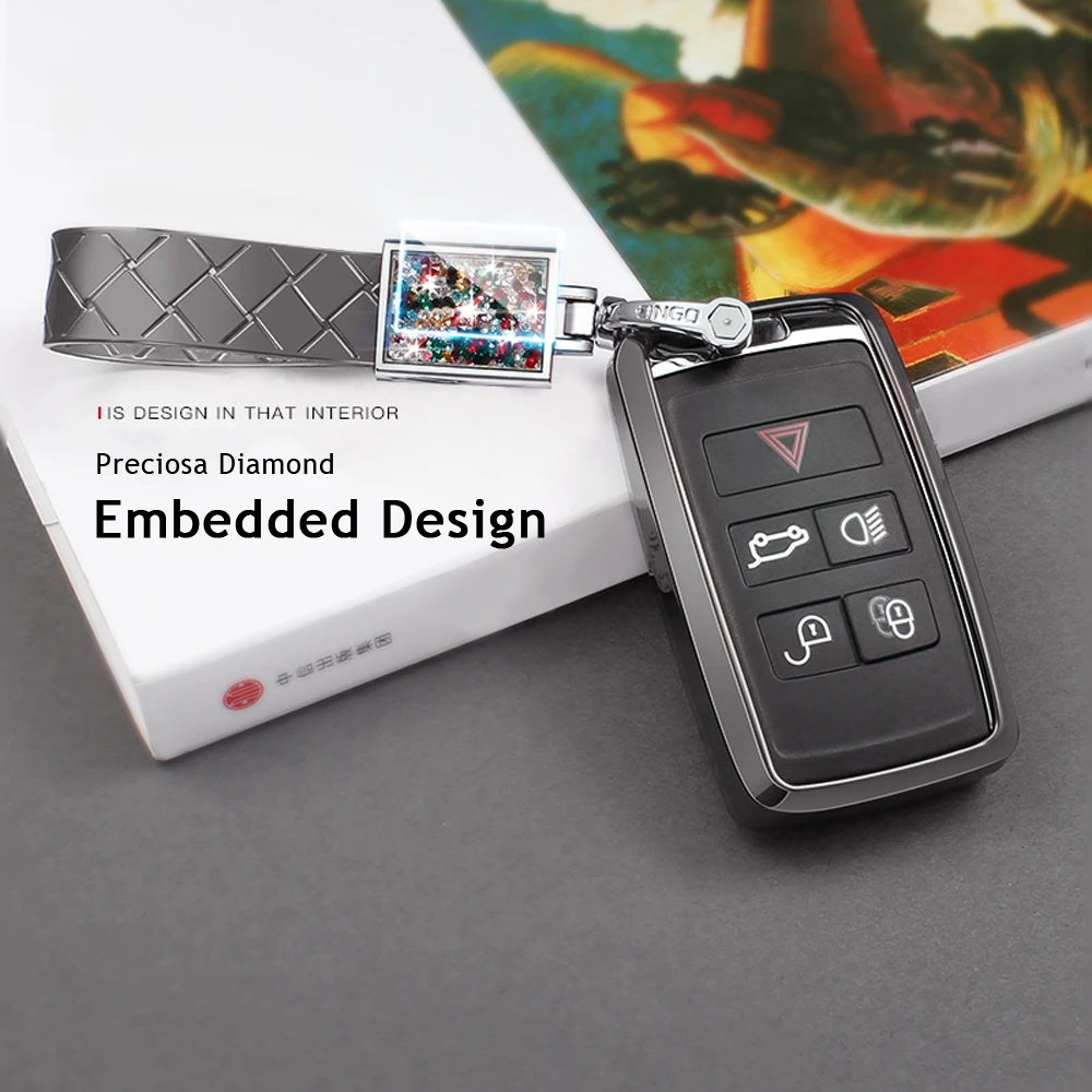 ТПУ чехол для ключей автомобильного стайлинга Land Rover Range Sport Evoque Velar Discovery 5/Jaguar E Pace