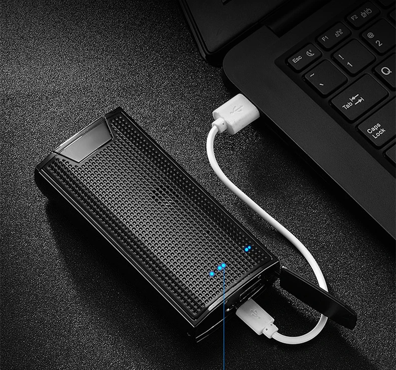Bluetooth динамик умный дисплей банк питания зажигалки друг подарки электронная плазменная Зажигалка для мужчин подарок