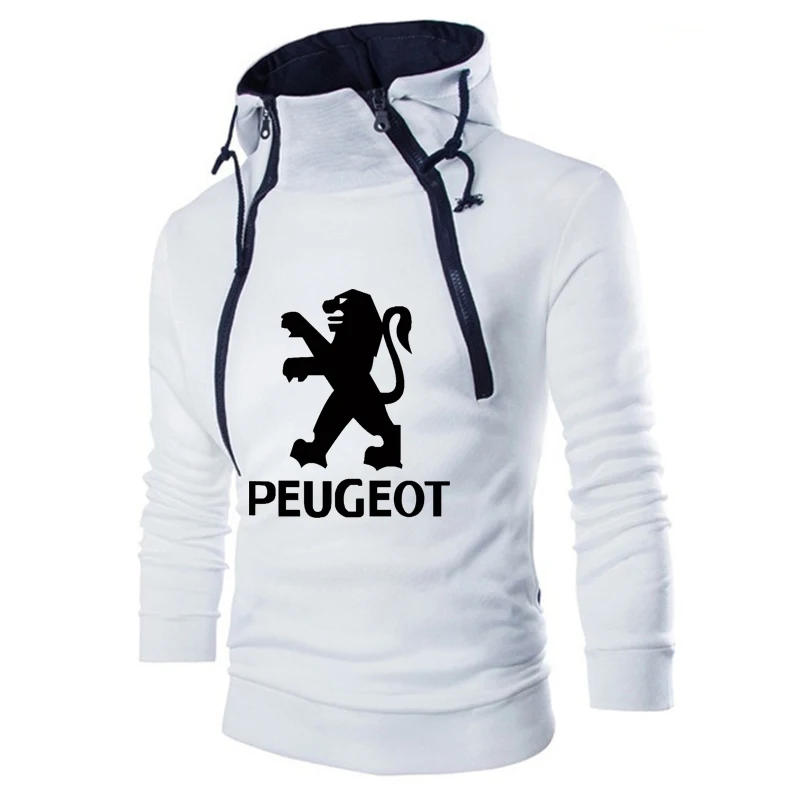 

2021 Men Hoodies Peugeot Car Logo Print Sweatshirt Spring Autumn Men Casual Hoodie Double strand Hoody Sweatshirt