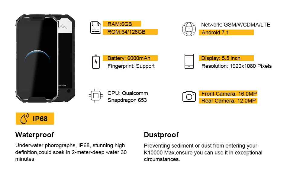 AGM X2 прочный IP68 MIL-STD-810G водонепроницаемый телефон 6000 мАч Быстрая зарядка 6G+ 64G/128GB мобильный телефон 5," Восьмиядерный 16MP NFC Смартфон