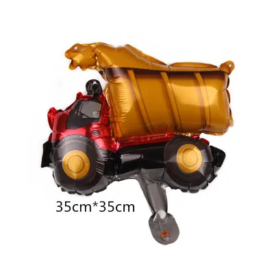 Автомобильные воздушные шары школьный автобус/пожарный самолет/поезд Фольга шар