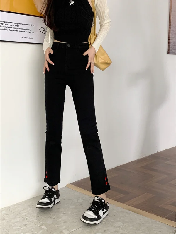 

Женская эластичная прямая юбка с высокой талией