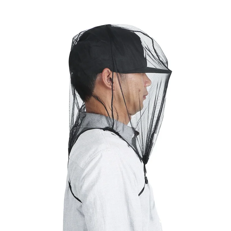 Лидер продаж шапка для рыбалки уличная шапки с горловиной москитной сеткой пчела