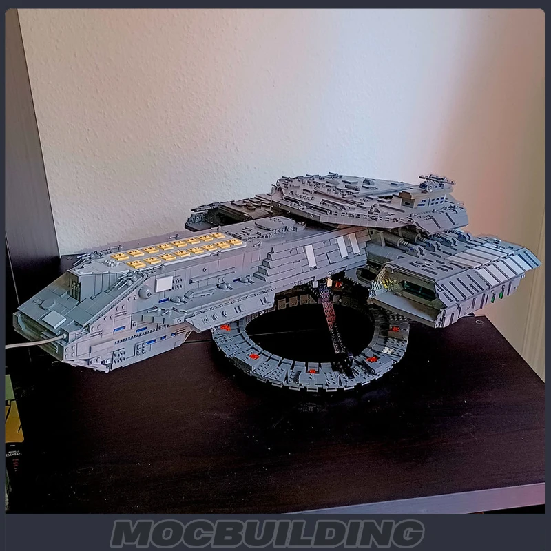 Star Movie USS Daedalus MOC Building Block Interceptor Asgard Transporter Ultimate Collector Large Starship Spaceship Bricks Set | Игрушки и