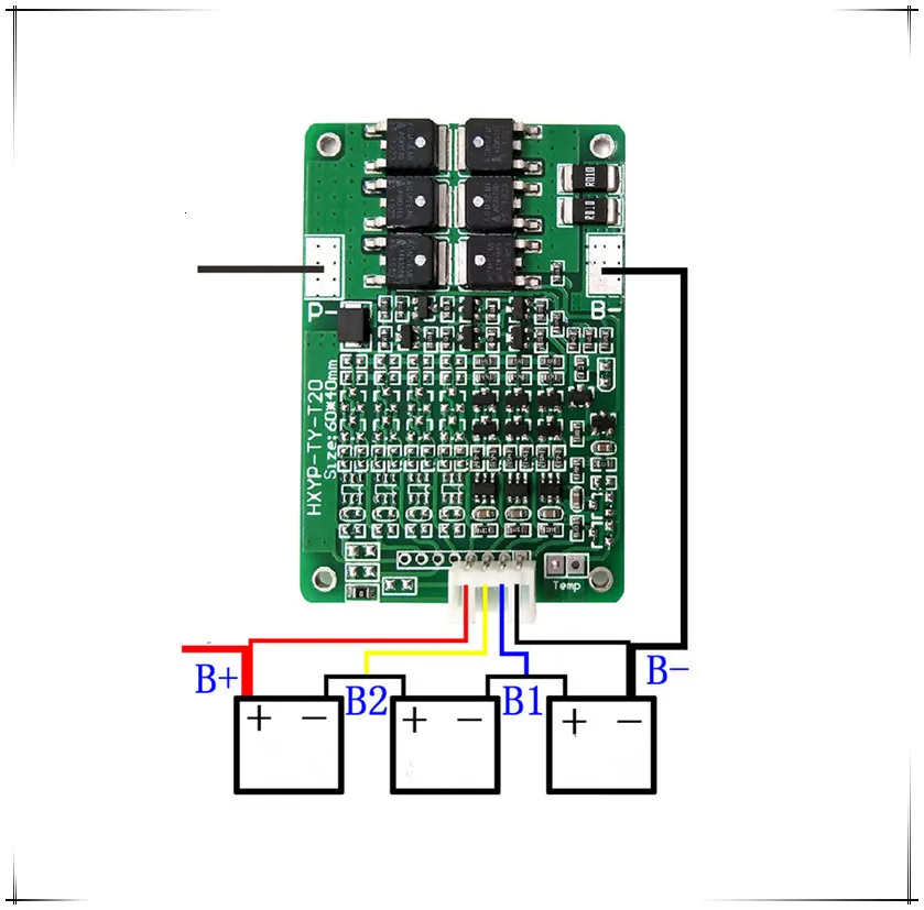 BMS 3S 4S 5S 6S 7S 20A 12,6 V литиевая батарея Защитная плата 16,8 V 21V сбалансированная 25,2 V 29,4v18650 Защитная плата
