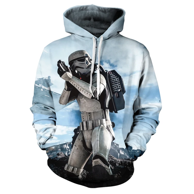 

Spring And Autumn New 3D Printed Hooded Sweater Men And Women Fashion Casual Anime Plus Size Coat