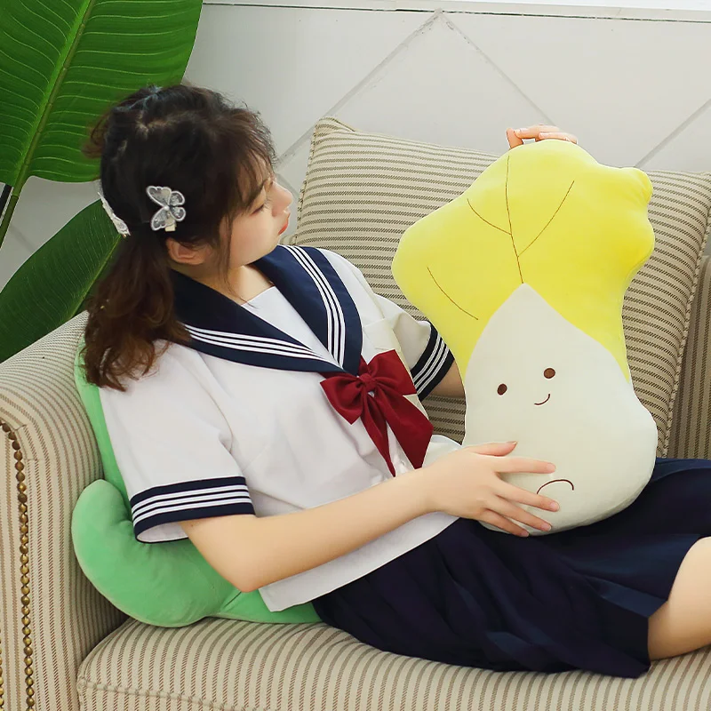 Мягкий Мультяшные подушки в виде овощей мягкие брокколи салат морковь горох