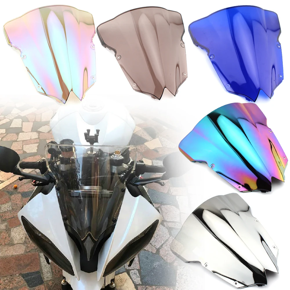 

Ветровое стекло для 2008 2009 - 2012 2013 2014 2015 Yamaha YZF-R6 YZF 2016 R6 ветрозащитные дефлекторы ветрового стекла дымовой иридий