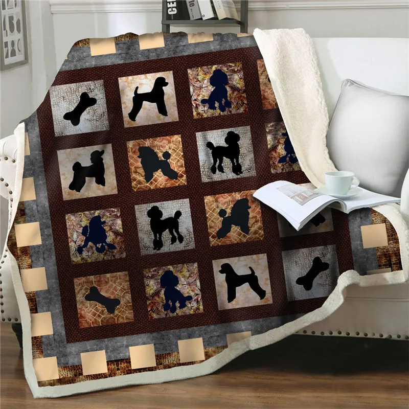 Мягкое Фланелевое милое одеяло для домашних животных шерпа покрывала покрывало