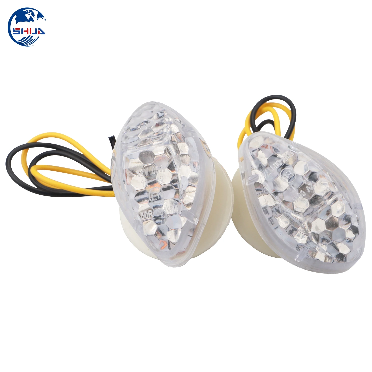 12V мотоциклов поворотники прозрачные светильник пара комплект для Honda CBR929 2000-2001