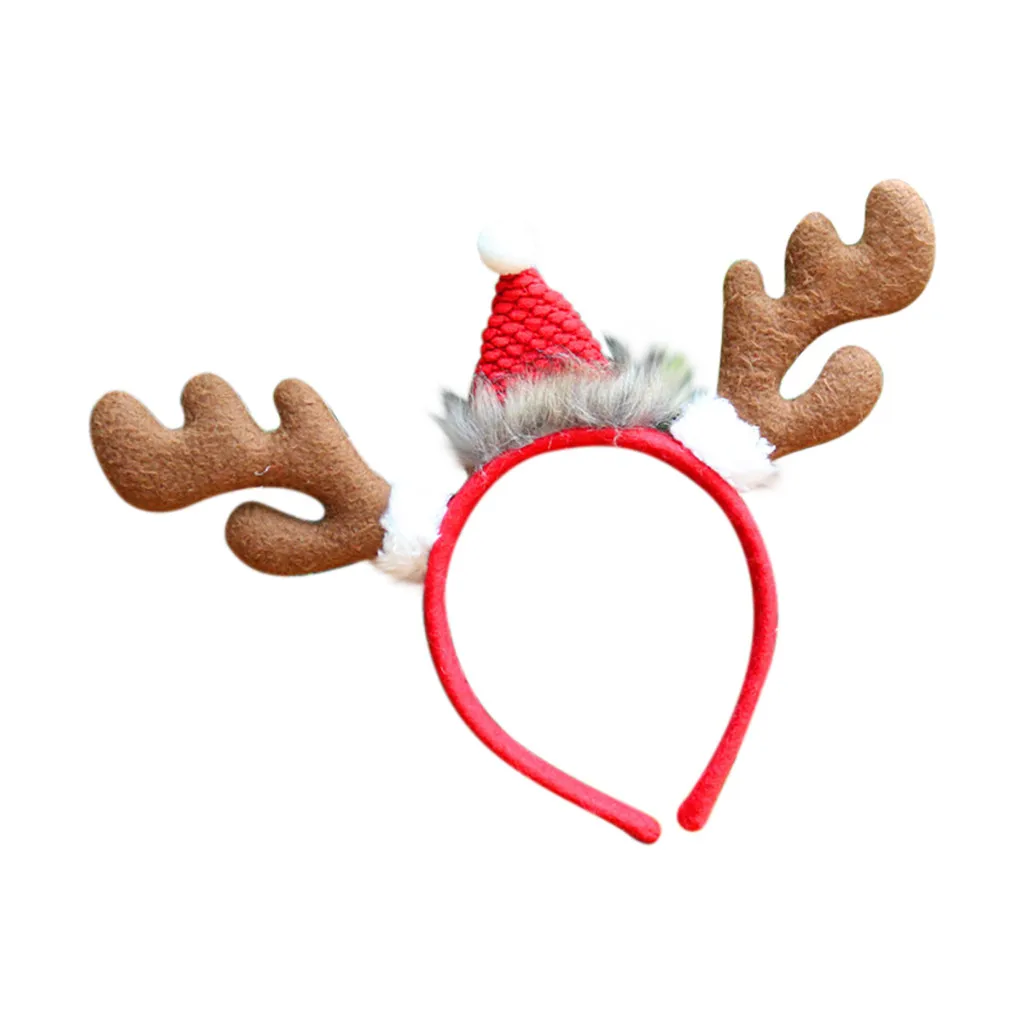Детские аксессуары для волос с рогами детская Рождественская маскарадная