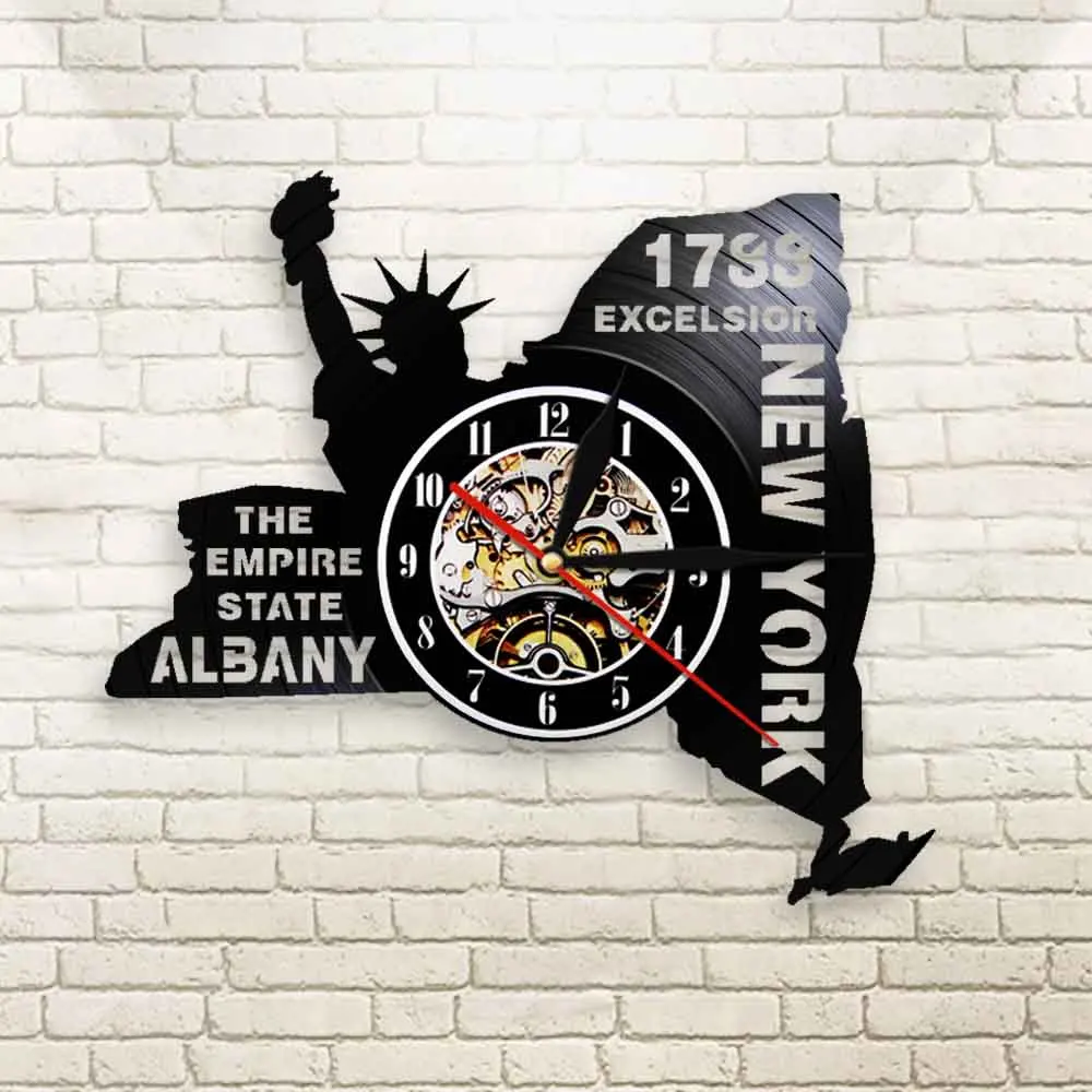 The Empire State Albany виниловая запись настенные часы современные Excelsior Нью-Йорк