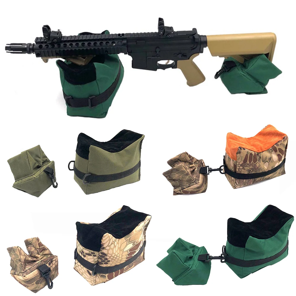 

Gun Accessories Front&Rear Bag Support Rifle Red Dot Scope Sandbag without Sand Sniper Target Stand Hunting