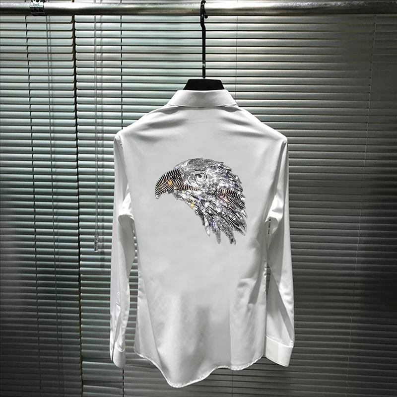 Рубашка мужская с длинными рукавами популярная модная рубашка в Корейском стиле