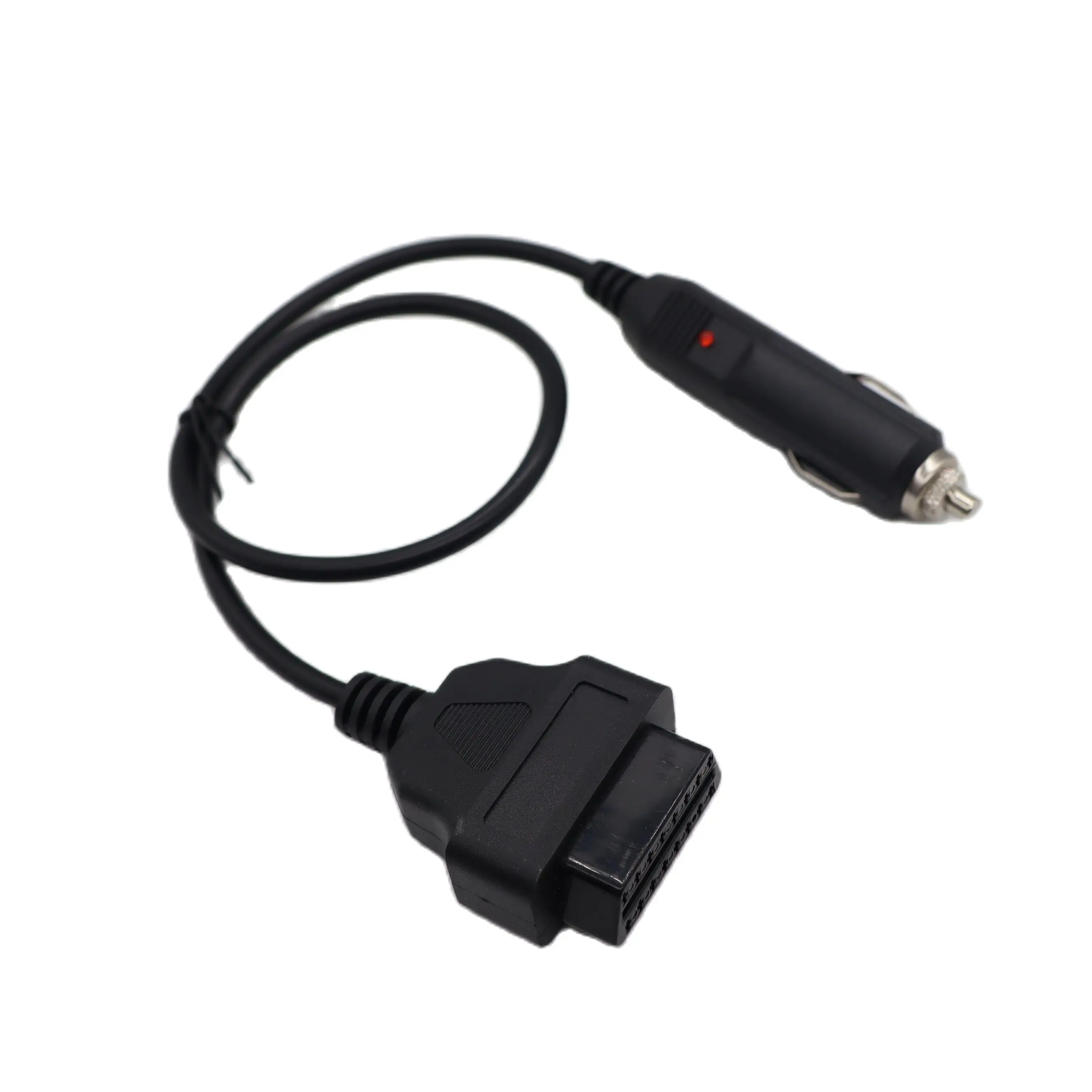 OBDII OBD2 Power Supply Cable 16Pin Female to Car Cigarette Lighter 12V DC Power Source OBD 2 Female Connector Cable Adapter images - 6